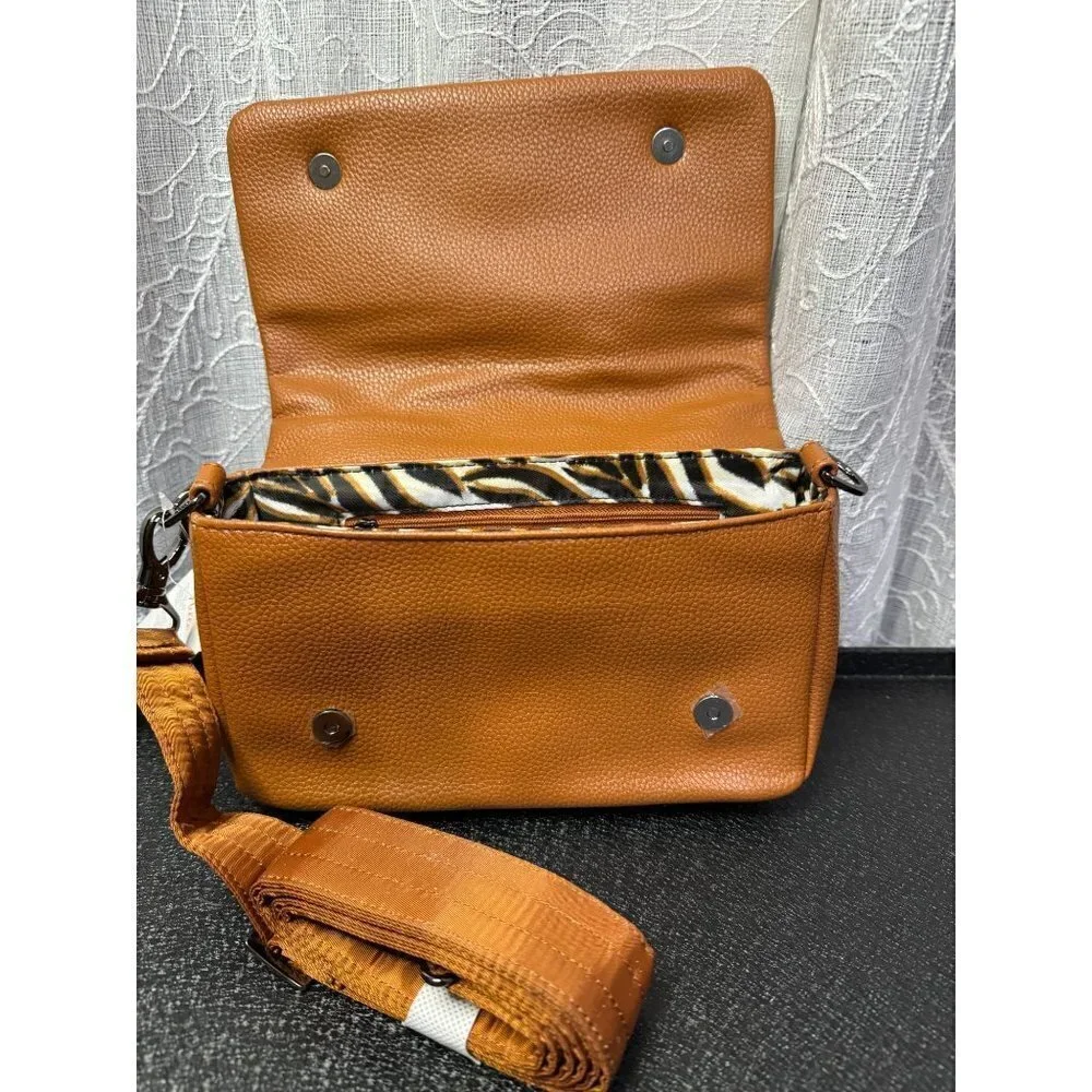 Lug Piccolo Classic Vegan Leather - Copper - Fabric Crossbody Strap Only - Picture 2 of 8